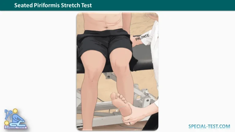 Seated Piriformis Stretch Test